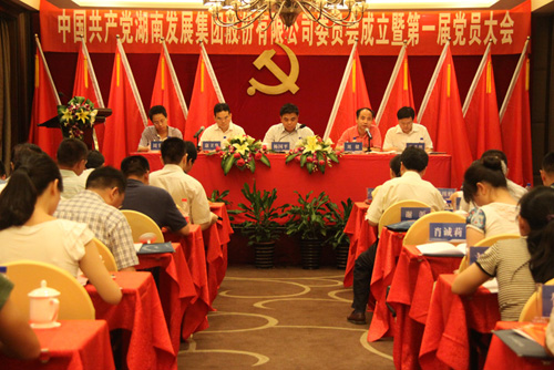 中共乐动网页版-乐动(中国)官方
发展集团股份有限公司委员会成立大会暨公司第一届党员代表大会胜利召开