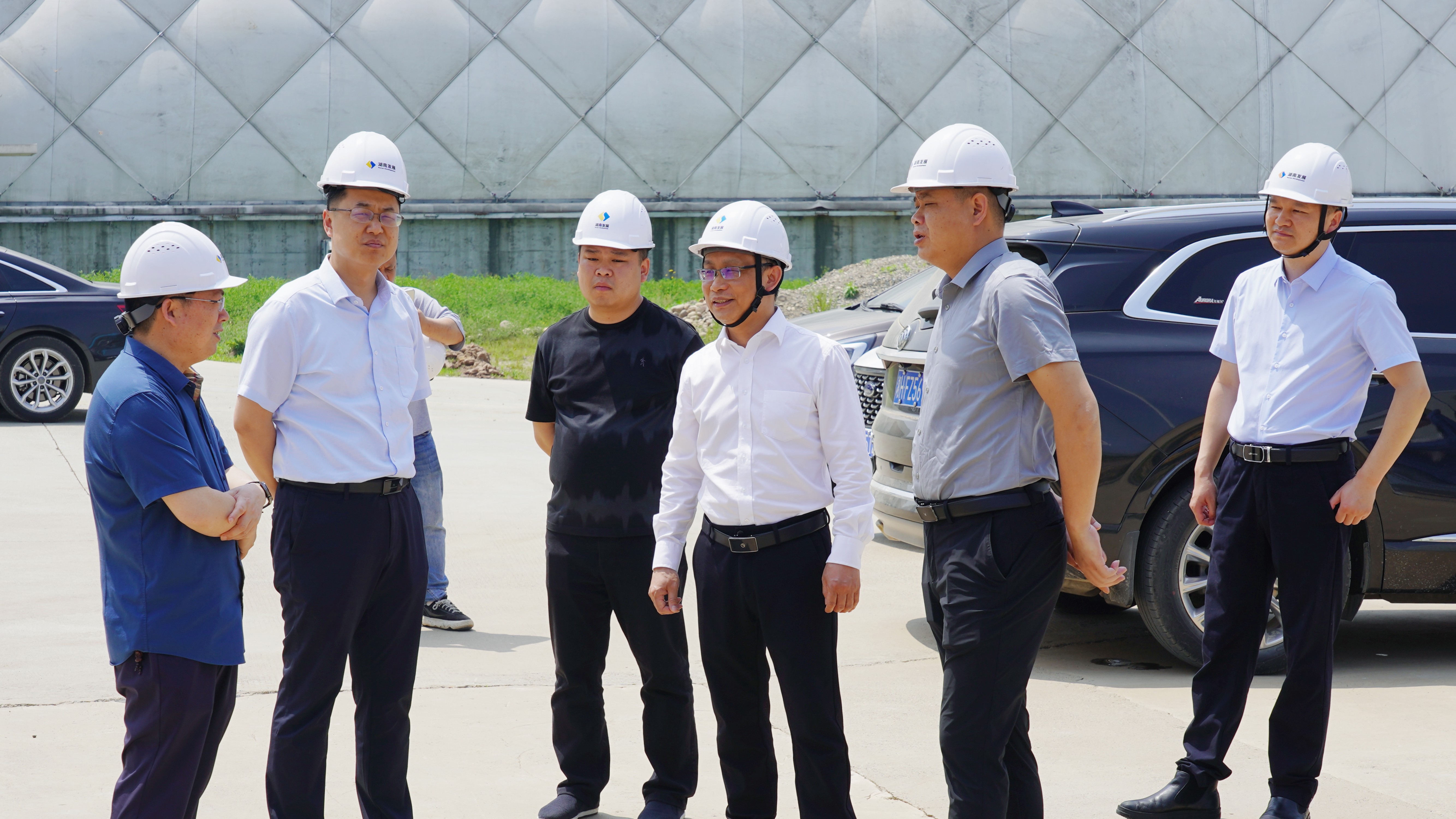 益阳市发改委一行调研乐动网页版-乐动(中国)官方
发展机制砂项目